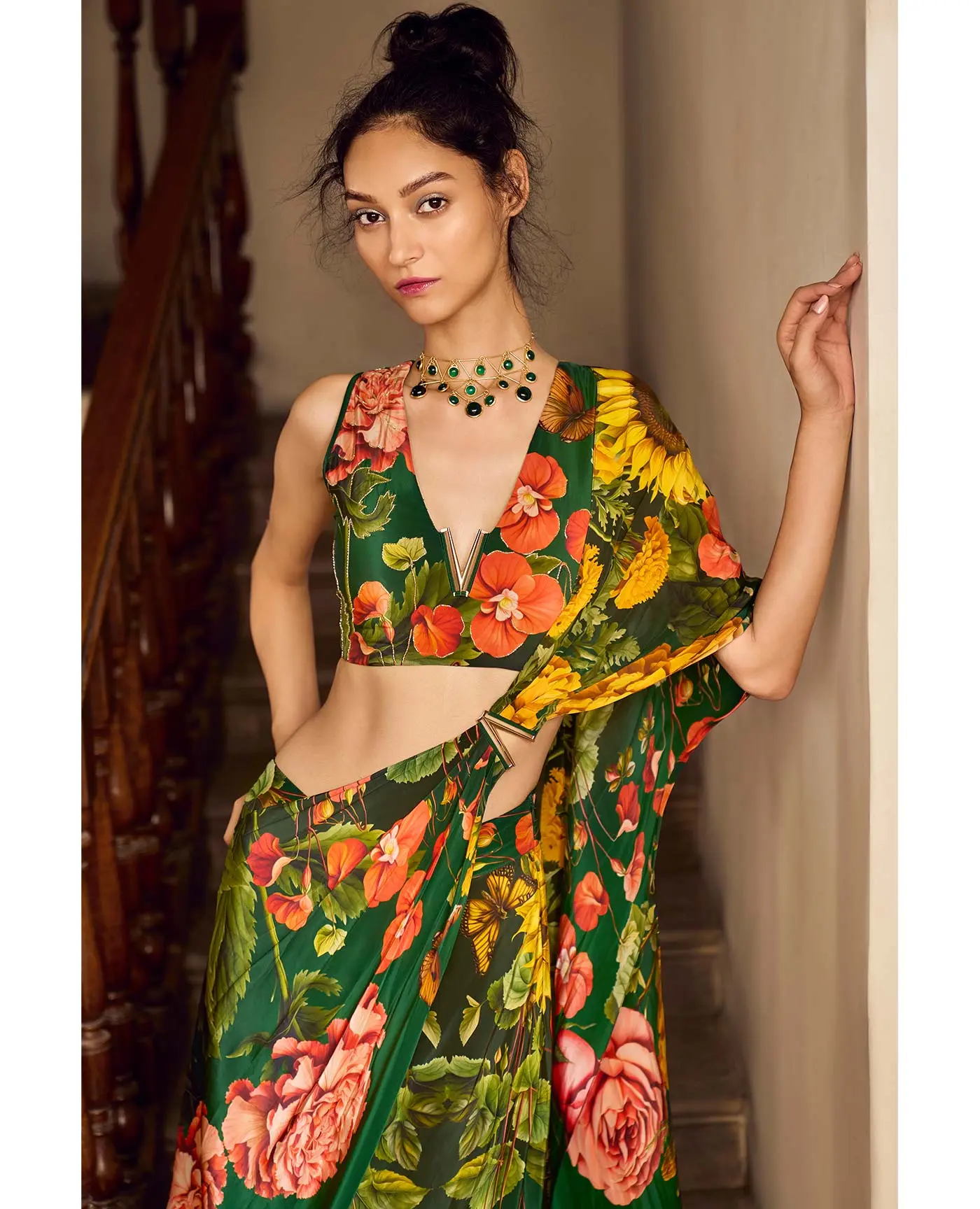 Drape sari.