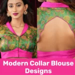 Modern Collar Blouse Designs