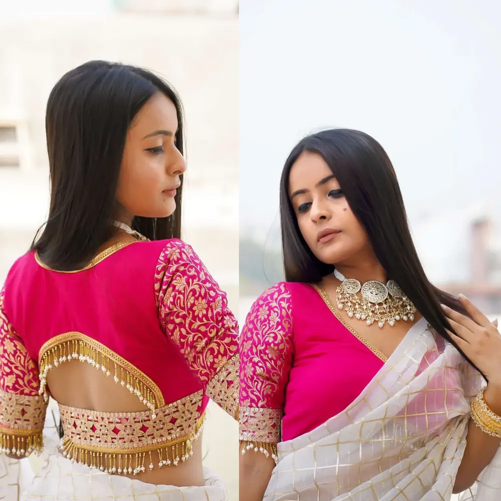 Swarnachur Designer Wedding Blouse.