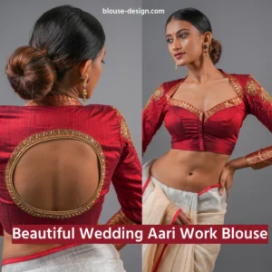 Beautiful Wedding Aari Work Blouse
