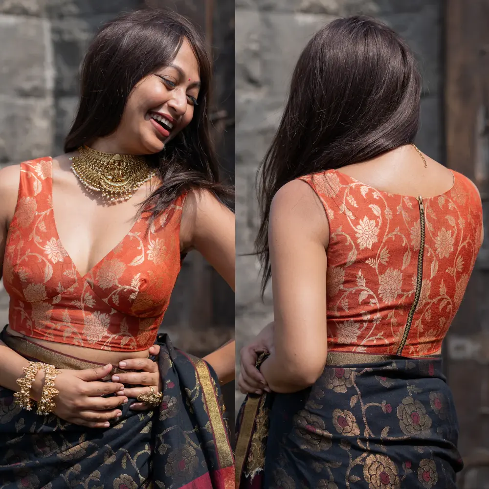 20+ Latest Banarasi Saree Blouse Back Designs: 2025