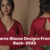 Silk Saree Blouse Designs Front and Back