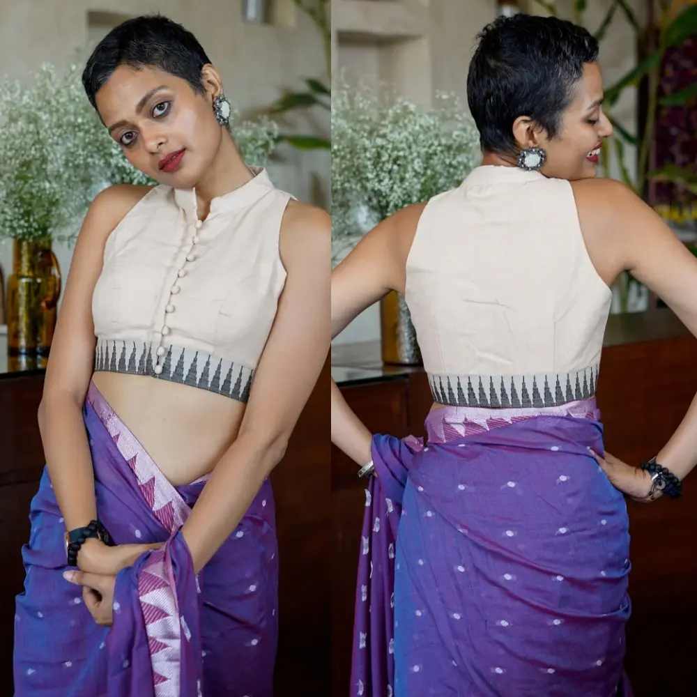 Handloom Cotton Handwoven Designer Blouse