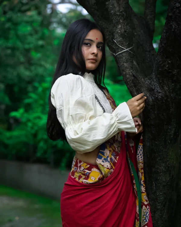 Cora High Neck Full Sleeve Blouse