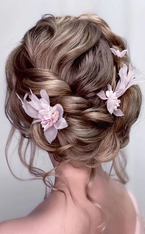 Braided Crown Updo
