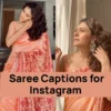 Saree Captions for Instagram