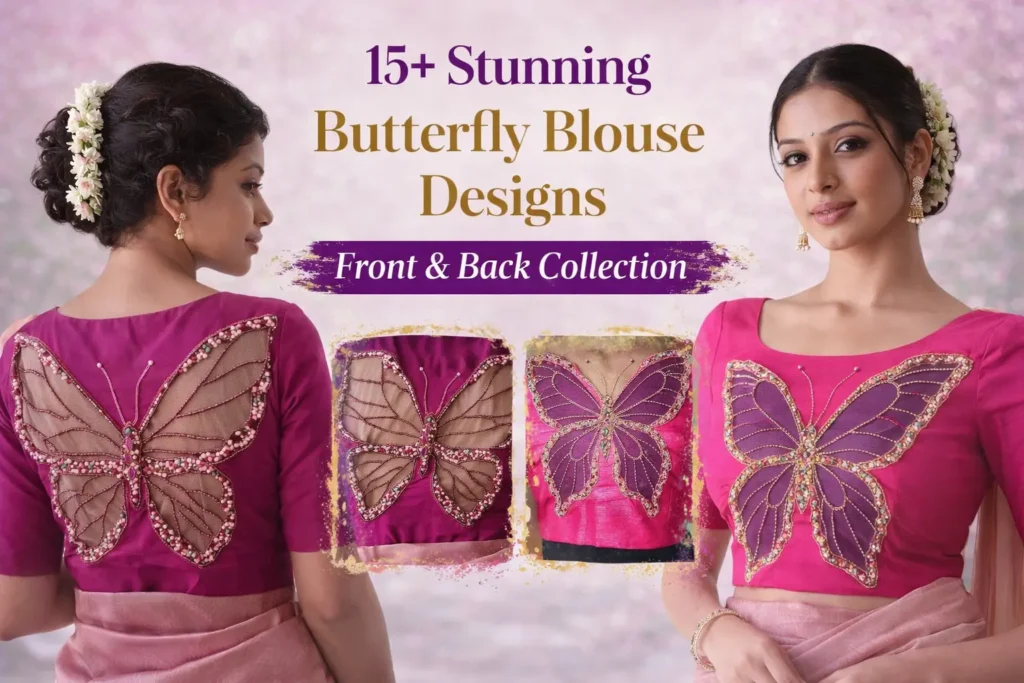 Butterfly Blouse Designs