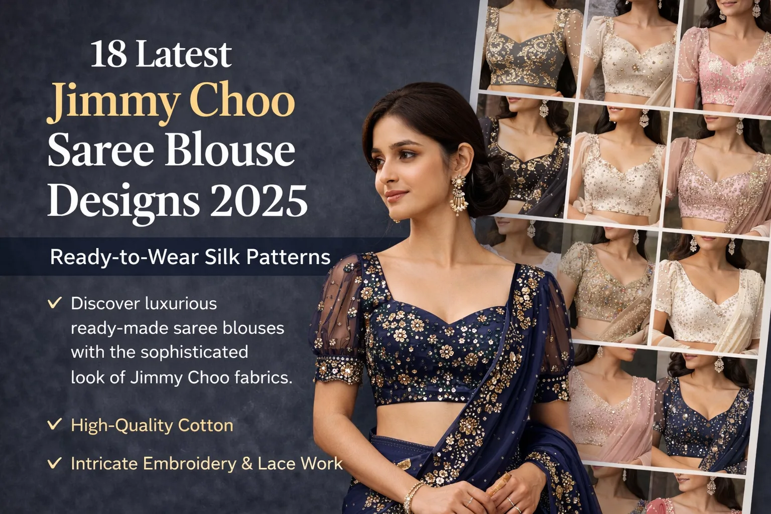 Jimmy Choo Saree Blouse