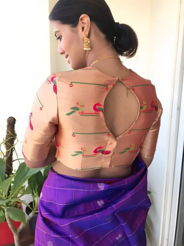 Keyhole Back Neck Design