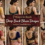 Deep Back Blouse Designs