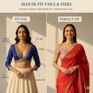 10 ways to Fix Blouse Fitting Problems: Solutions for the Perfect Fit