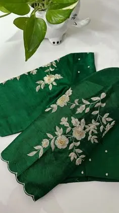 Thread Embroidery Butta