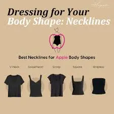 Apple-Shaped Body blouse design