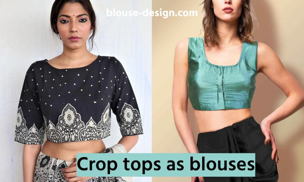 crop top as a blouse