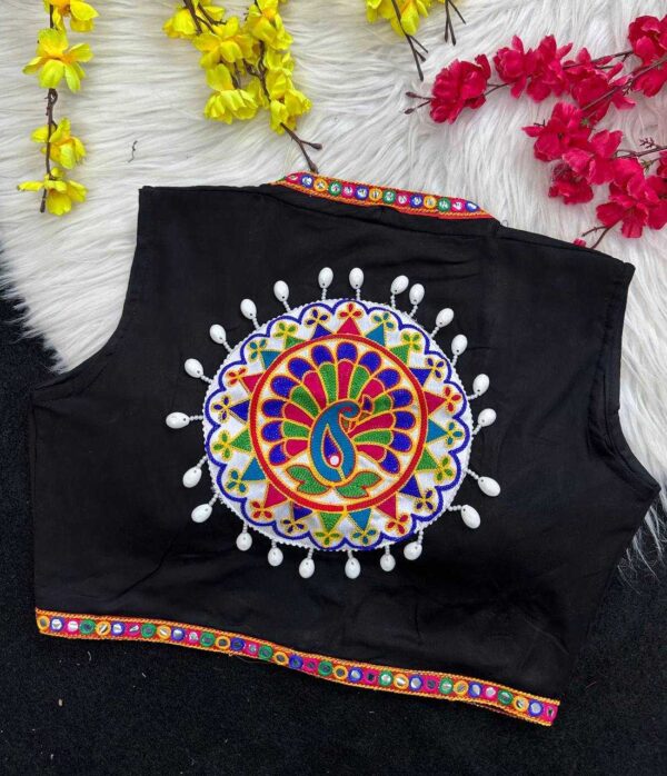 navratri black blouse