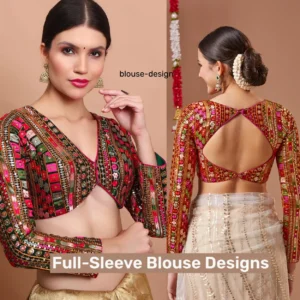 Full-Sleeve Blouse Designs