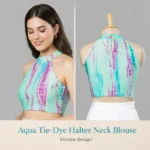 Halter Neck Blouse Designs
