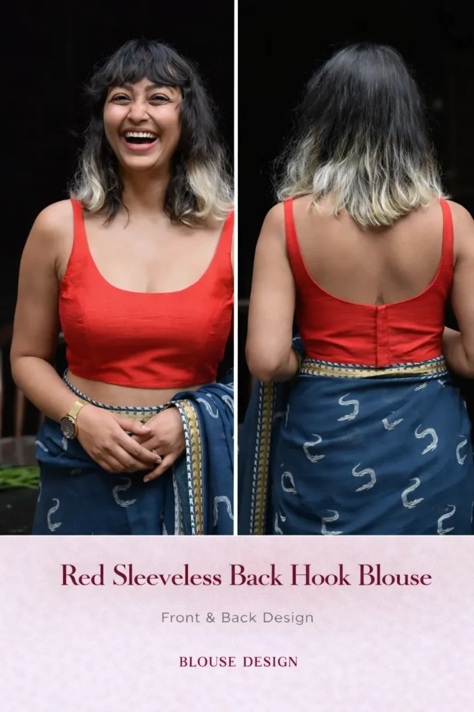 Red Blouse Designs