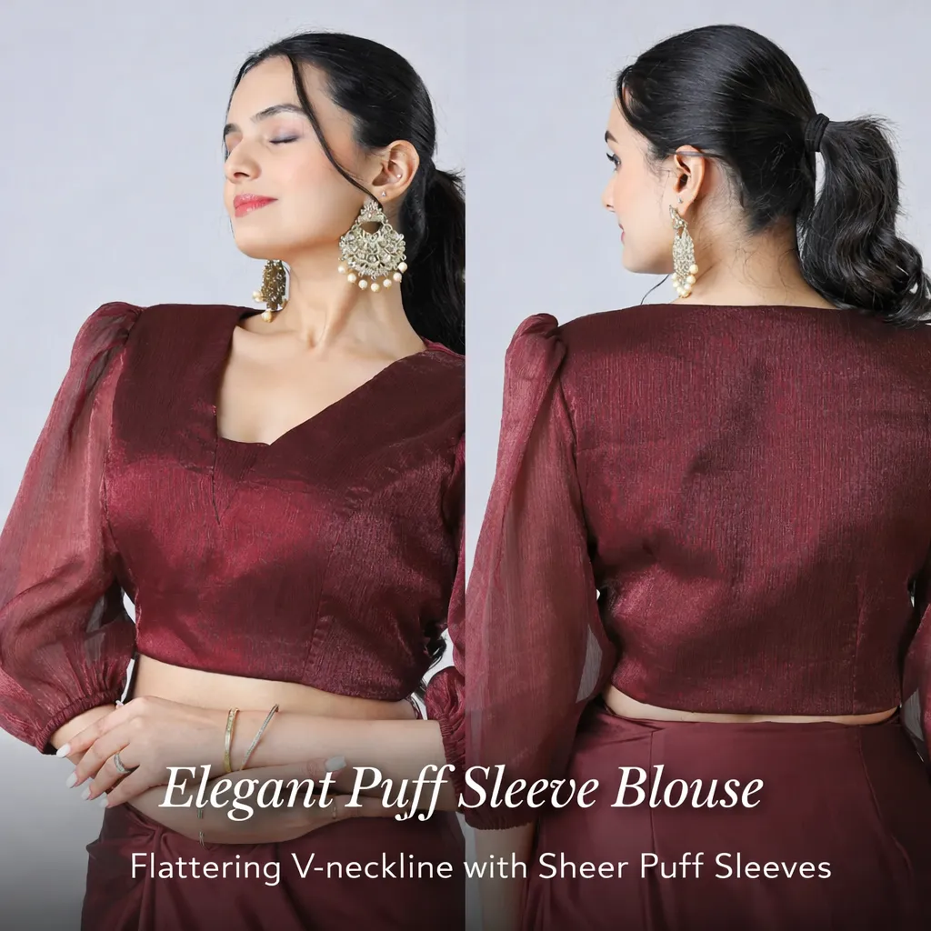 Elegant Puff Sleeve Blouse