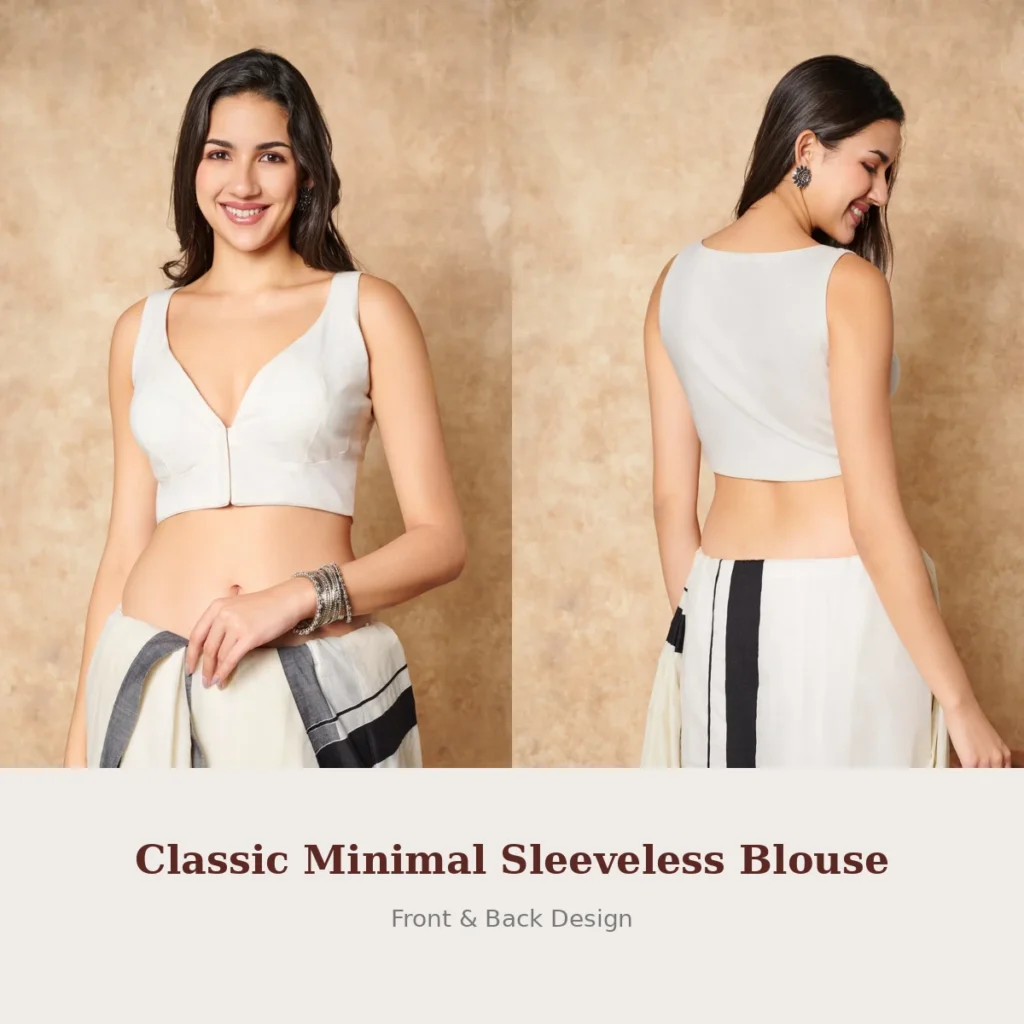 Classic Minimal Sleeveless Blouse