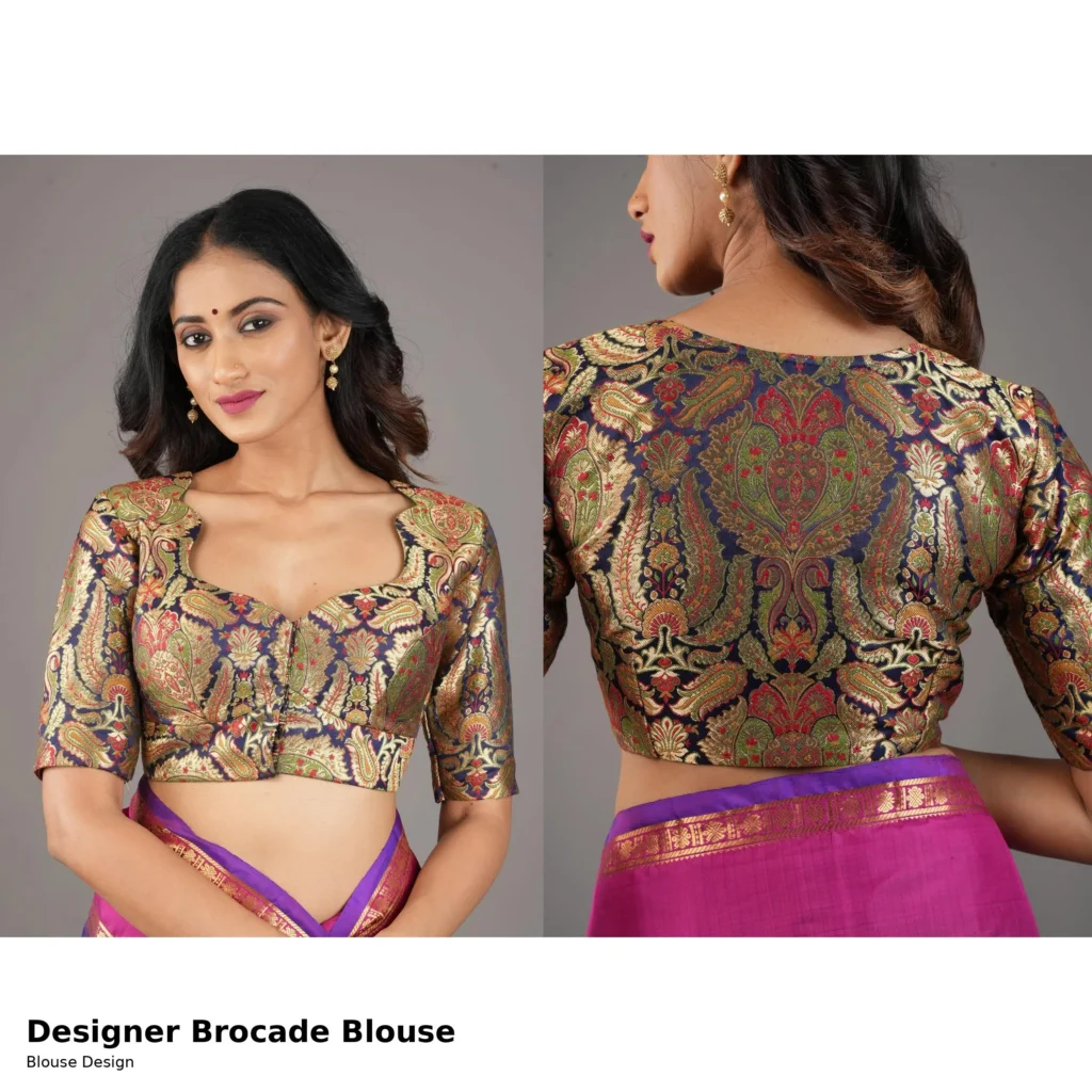 Designer Brocade Blouse Design