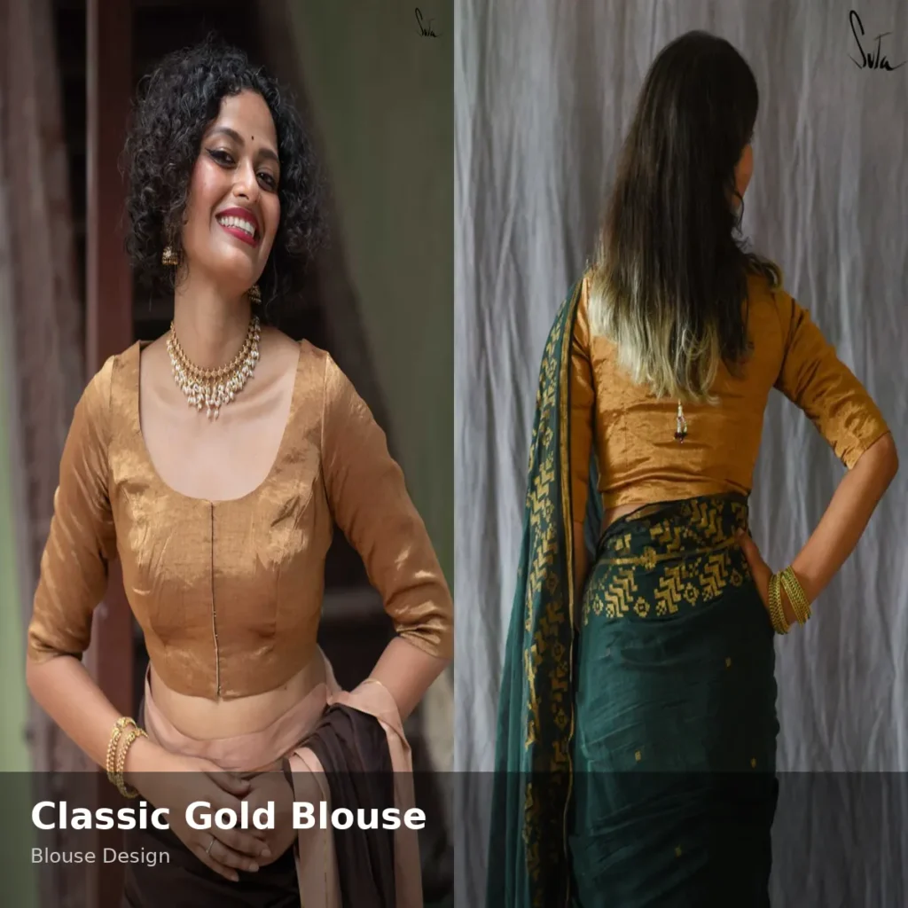 Classic Gold Blouse