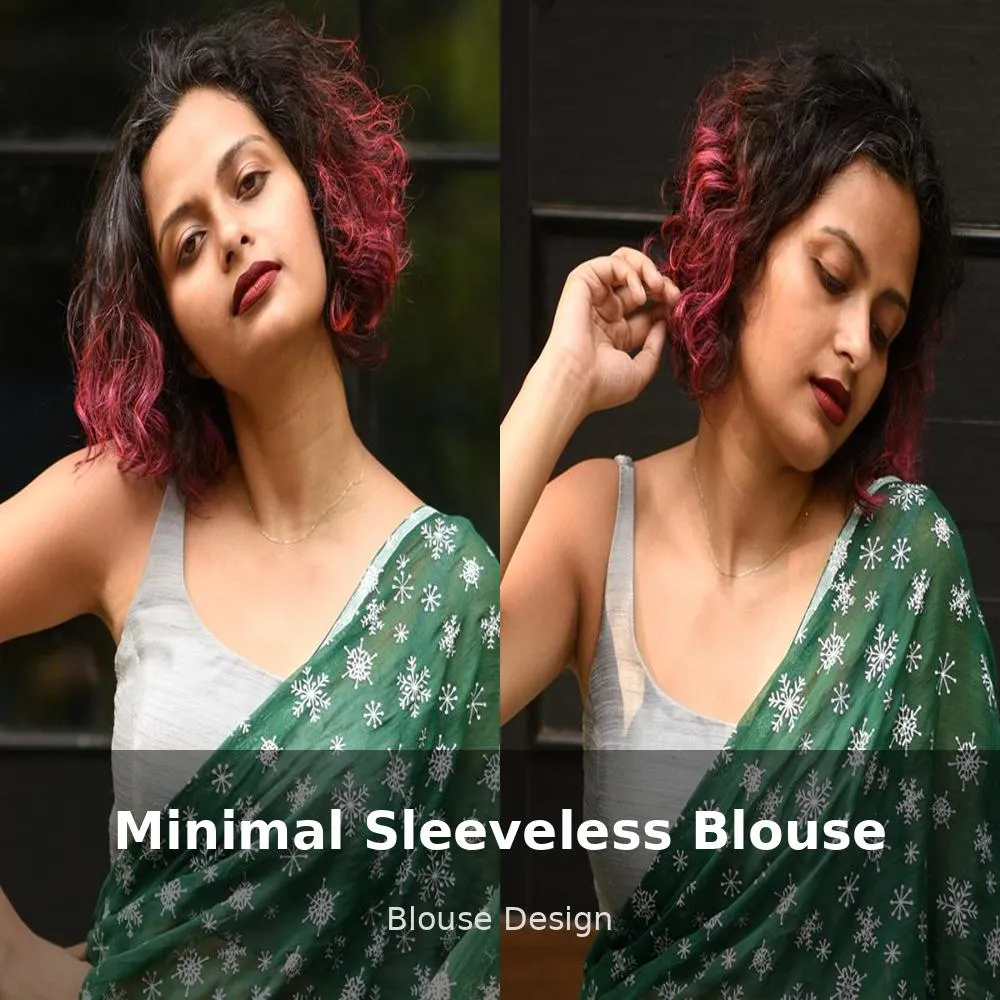 Minimal Sleeveless Blouse