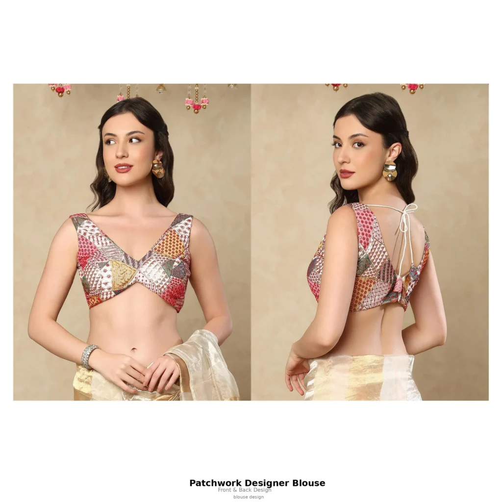 Patchwork Designer Blouse