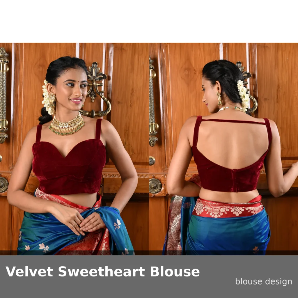 Velvet Sweetheart Blouse