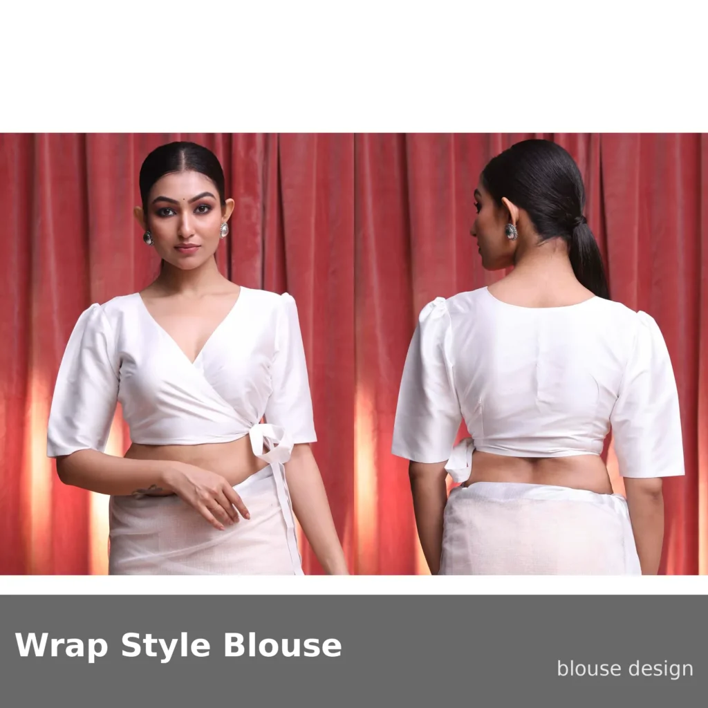 Wrap Style Blouse