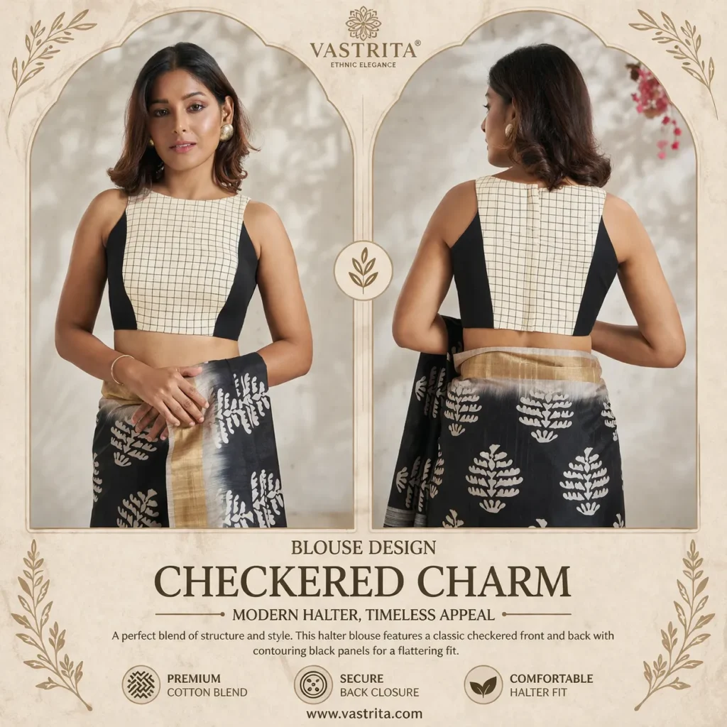 Checkered Charm Blouse